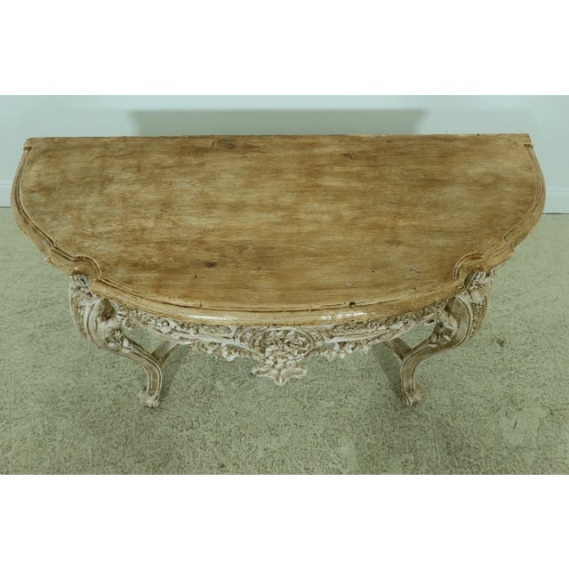 Approx: 50 Years Old Ornate Base High Quality Construction French Style Extremely Heavy Table Iron Top & Base Distressed...