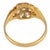 19th Century Victorian Old Mine Cut Diamond 18k Yellow Gold Cluster Ring, Size 7.25 For Sale In Los Angeles - Image 6 of 6