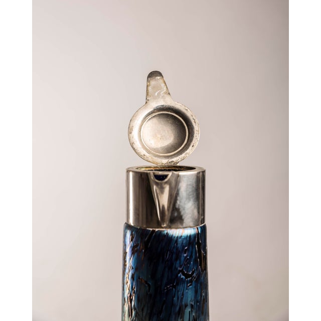 Iridescent Art Glass Jar by Wilhelm Kralik Sohn For Sale - Image 5 of 17