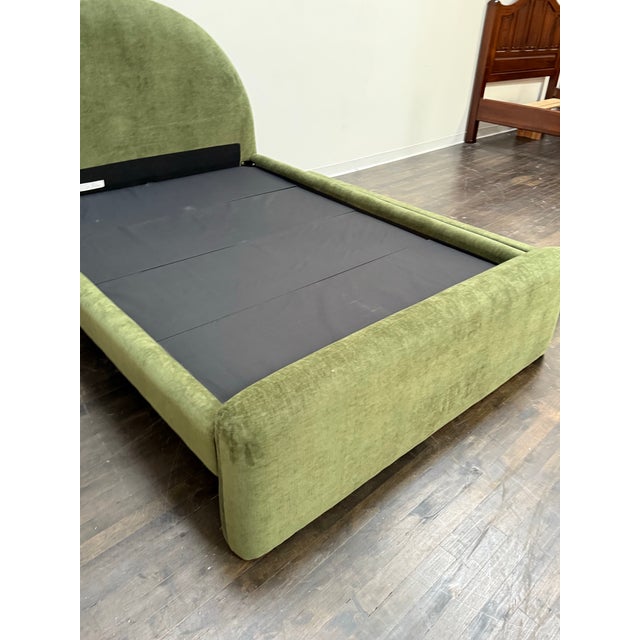 Full Size Williams-Sonoma for West Elm Elora Arched Upholstered Bed With Trundle For Sale - Image 12 of 12