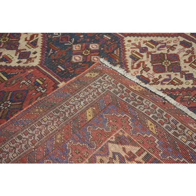 Persian Antique Afshar Rug 5'3'' x 6'4'' For Sale - Image 3 of 11