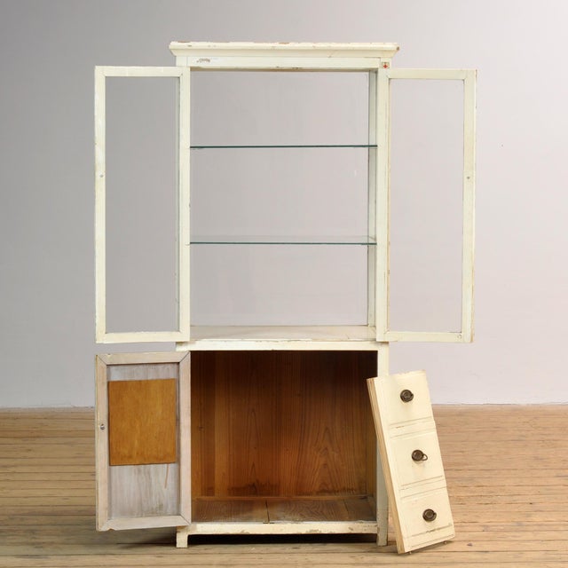 Japanese Medical Display Cabinet, 1920s For Sale - Image 4 of 13