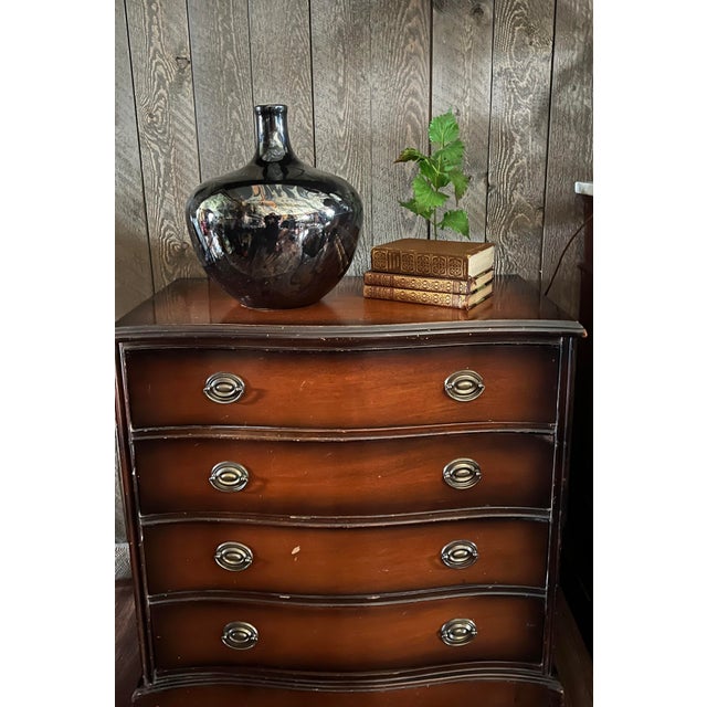 Mid-Century Modern Large Sculptural Mid Century Modern Black Marbled Royal Haeger Art Pottery Vase, 1970s For Sale - Image 3 of 7