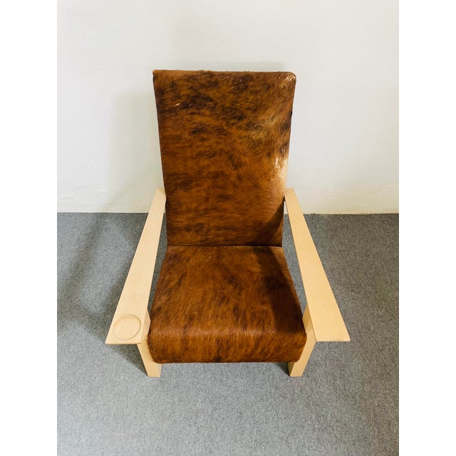 Wood Small Room Chair by Burkhard Vogtherr for Cappellini, 1995 For Sale - Image 7 of 15