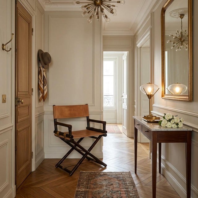 Acquire an iconic piece of mid-century california modern design: a vintage 1950s director's chair crafted by the renowned...