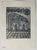 Dora Szampanier, Etching of destroyed synagogue - Ludmir, Poland For Sale In Miami - Image 6 of 6
