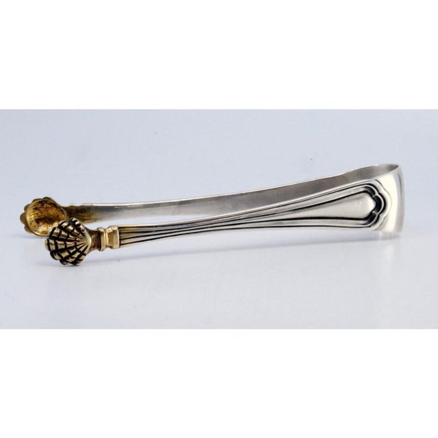 Silver Claw Shaped Ice Tongs, in Very Good conditions. Designed 1920 to 1949 This piece has an attribution mark, I am sure...