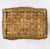 Circa 1940s Splint Pack Basket in Ochre/Green Paint For Sale - Image 6 of 6
