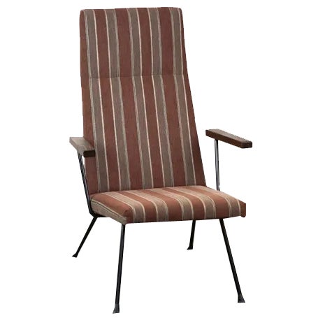 Vintage Model 1410 Armchair with High Back from Gispen, 1950s For Sale