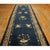 1900s Navy Classic Greek Key Antique Chinese Peking Hallway Runner Rug 4'x 18'4" For Sale - Image 4 of 6