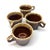Mid 20th Century Crestone Earthenware Mugs by Hull Usa - Set of 4 For Sale - Image 4 of 5
