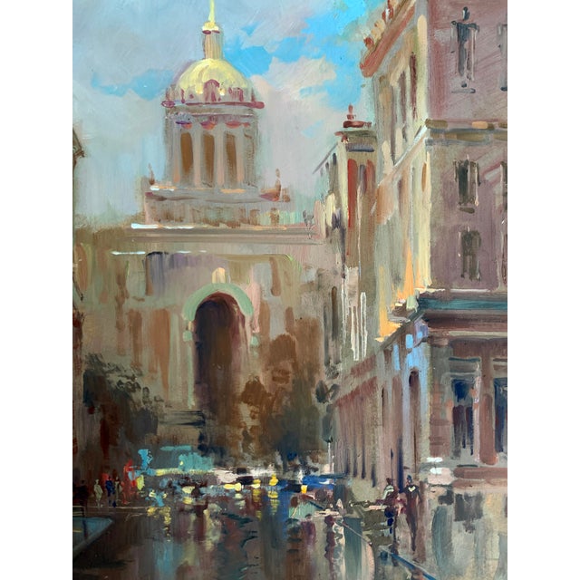 Oil Painting City Hall Yuriy Suprunchuk For Sale - Image 9 of 12