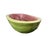 Bordallo Pinheiro Vintage Watermelon Ceramic Serving Bowl – Mid-Century Modern Trompe L’Oeil Americana Folk Art Dish For Sale - Image 4 of 10
