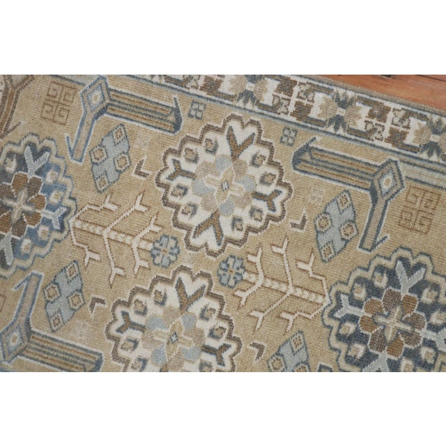 Vintage Zabihi Collection Mini Persian Rug For Sale - Image 4 of 7