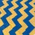 Textile Vintage 1940s Streak of Lightning Cotton Quilt - Blue and Yellow Staircase Geometric Stepped Pattern - 77" X 57" For Sale - Image 7 of 18
