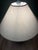 Mid-Century Modern Vintage White Ceramic Basketweave Table Lamp For Sale - Image 3 of 5
