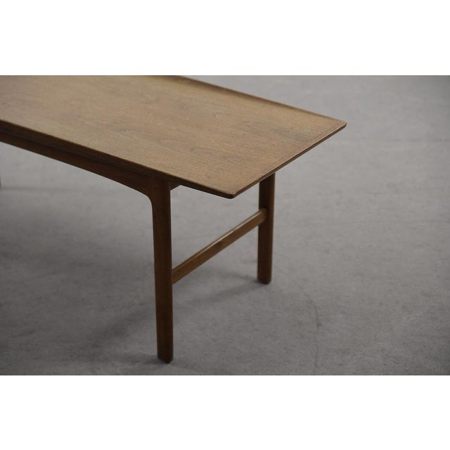 Wood Modern Scandinavian Teak Coffee Table, 1950s For Sale - Image 7 of 12
