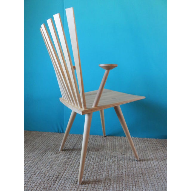Danish Mikado Armchairs in Maple by J. Foersom and P. Hjort Lorenzen for Fredericia, Set of 2 For Sale - Image 4 of 9