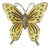 Mid Century Ronoi Butterfly Brooch 12k Gold Filled For Sale