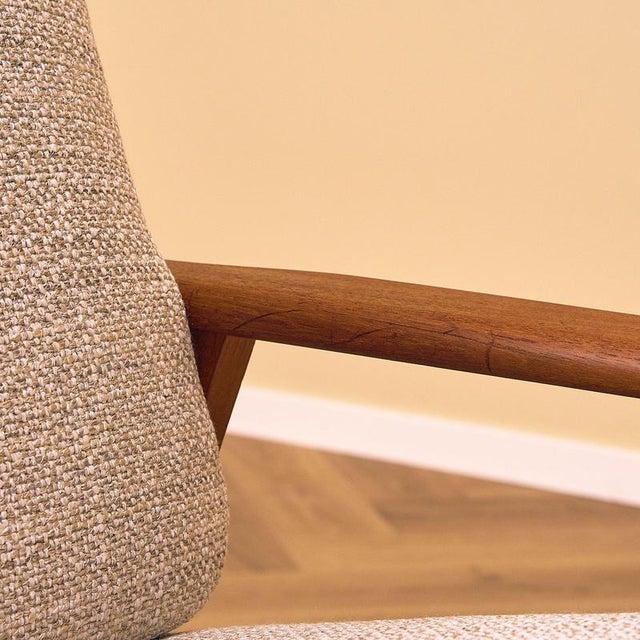 Brown Danish Lounge Chair in Teak, 1950 For Sale - Image 8 of 9