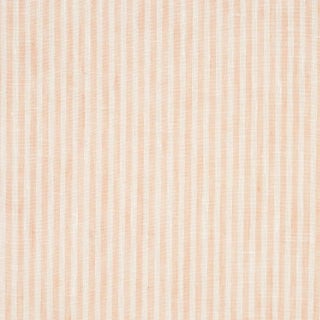 Sample - Schumacher Tori Stripe Sheer Fabric in Blush For Sale