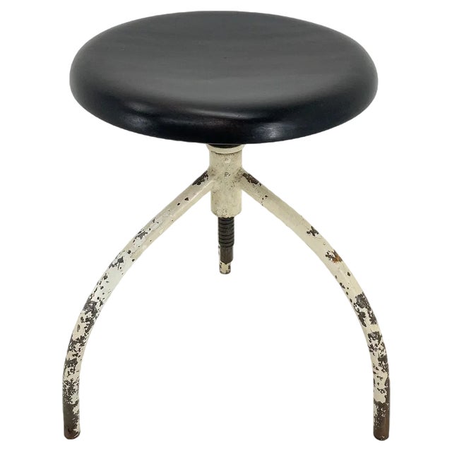 Medical Adjustable Stool, 1950s For Sale