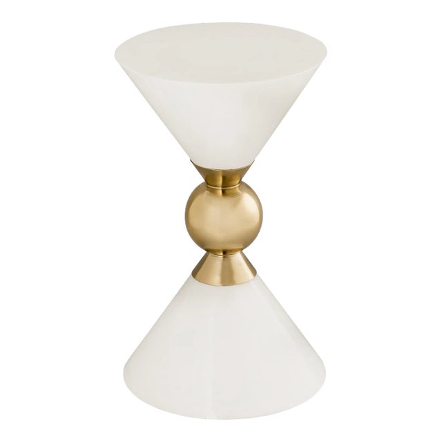 Balhi White Side Table For Sale