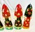 Vintage Boho Chic Folk Art Russian Hand Crafted Christmas Ornaments - Set of 6, Large For Sale - Image 9 of 9