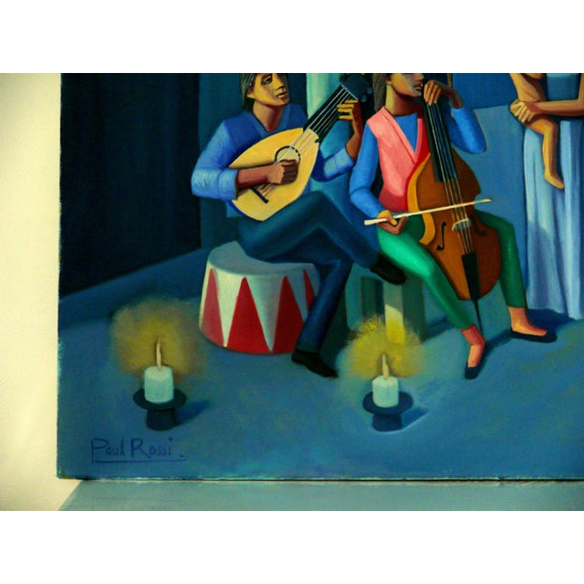 2010s Paul Rossi Circus Nativity: Contemporary Figurative Oil Painting 2018 For Sale - Image 5 of 6