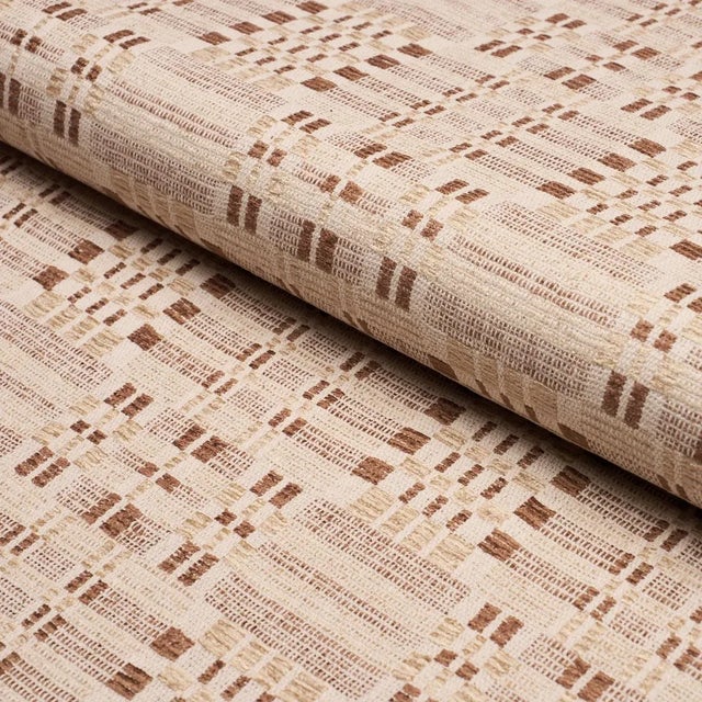 Contemporary Schumacher Brimfield Fabric In Fawn For Sale - Image 3 of 4