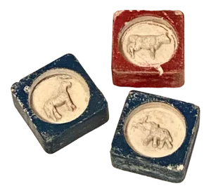 Early 20th C. Animal Molds for Children- Set of 3