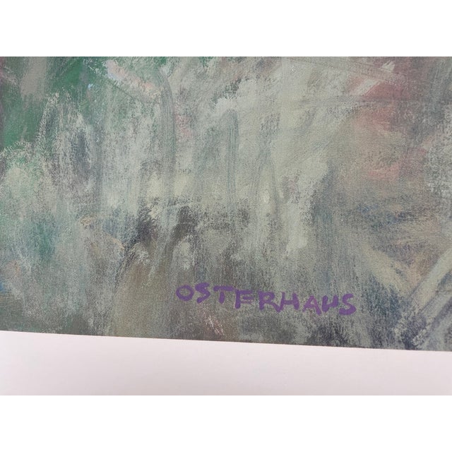 American Early 21st Century, Untitled (Barn in Landscape), Contemporary Impressionist, Archival Iris Giclee on Watercolor Paper, Artist Greg Osterhaus For Sale - Image 3 of 3