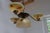 Art Deco Danish Brass Chandelier with Marbled Opaline Shades, 1930s. For Sale - Image 3 of 18
