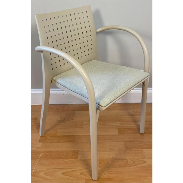 Set of 4 Parisian Cafe Dining Chairs by Thonet From Musee d'Orsay For Sale - Image 13 of 14