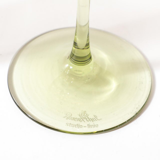 Rosenthal Set of 36 Papyrus Pattern Rosenthal Water, Wine and Champagne Crystal Stemware For Sale - Image 4 of 12