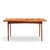 Wood Jens Risom Mid Century Walnut Surfboard Expanding Dining Table With 2 Leaves For Sale - Image 7 of 13