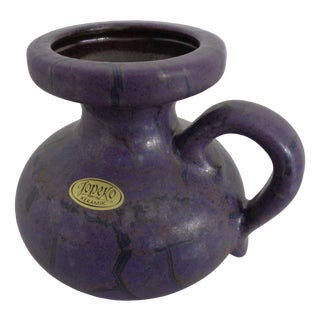 Purple Ceramic Vase from Jopeko, Germany, 1970s For Sale