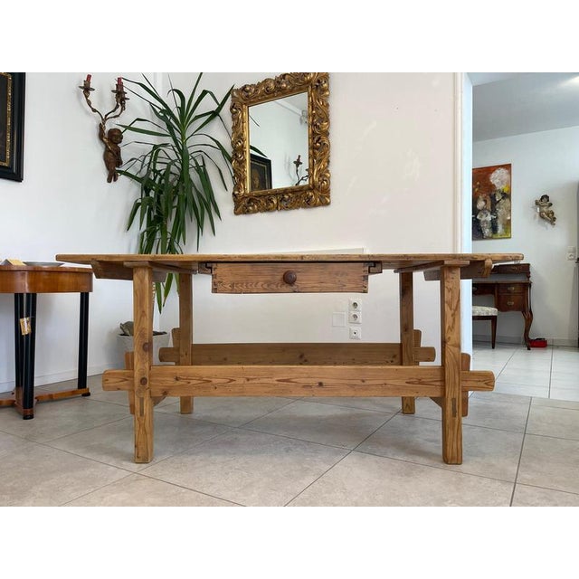 Solid table table herb table counter farm table size: height x width x depth 81 x 175 x 49 A work table - a so-called herb...