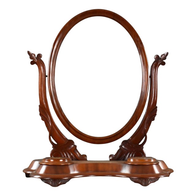 Victorian Mahogany Toilet Mirror, 1860 For Sale