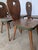 Vintage Brutalist Rustic Farmhouse Wooden Dining Chair, 1970s, Set of 8 For Sale - Image 14 of 18