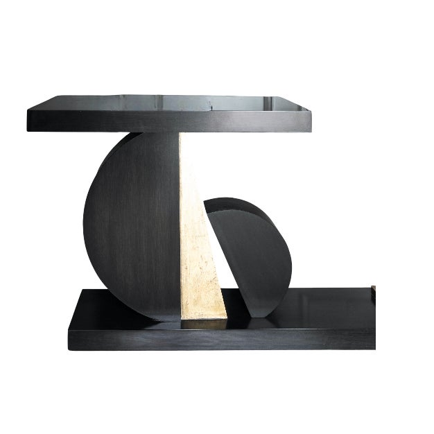 The Picasso Credenza is a one-of-a-kind sculptural wood credenza designed exclusively for a showcase house installation....