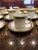 White Collection of Eleven German Porcelain Demitasse Cups and Saucers For Sale - Image 8 of 9
