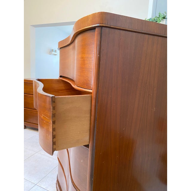 1930s Art Deco Tri Bond Furniture Company Mahogany Set - Set of 4 For Sale - Image 10 of 11