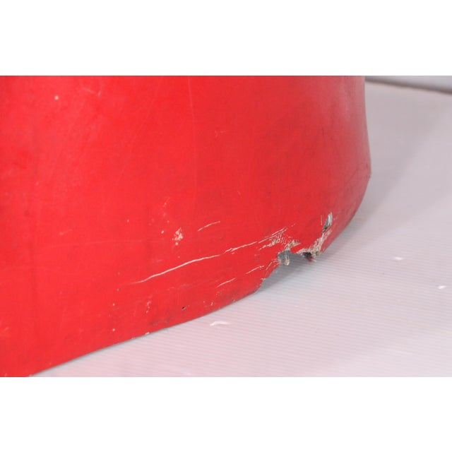 Mid 20th Century Giant Red Fiberglass Foot For Sale - Image 13 of 13