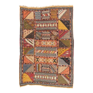 22110 Taznakht Glaoui Moroccan Rug, 06'11 X 10'03 For Sale