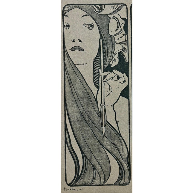 Alphonse Mucha, Cover for l'Estampe Moderne, July 1898, Lithograph For Sale - Image 4 of 9