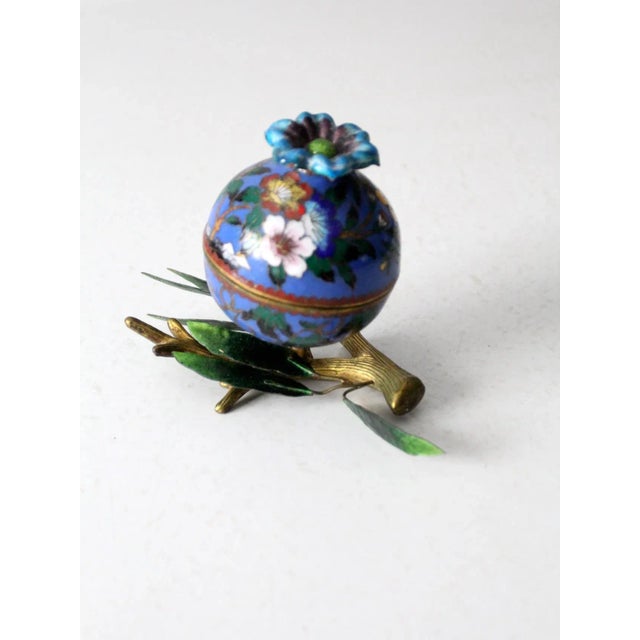 Antique Cloisonne Box For Sale - Image 4 of 12