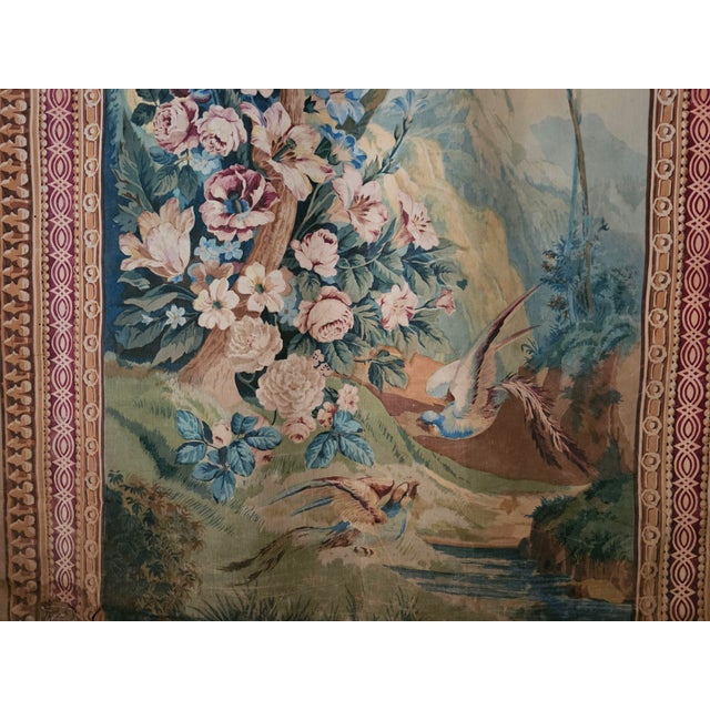 Decorative Window Panel in Fabric, 1890s For Sale - Image 6 of 15