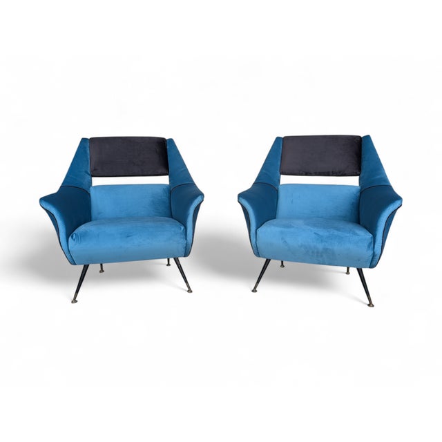 Textile Velvet Living Room Set, 1960s, Set of 3 For Sale - Image 7 of 14