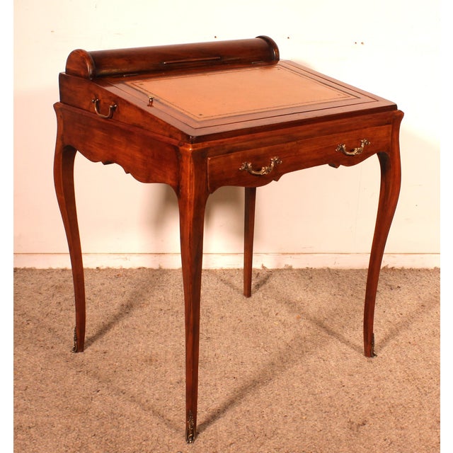 Napoleon III Walnut Desk or Games Table For Sale - Image 13 of 13